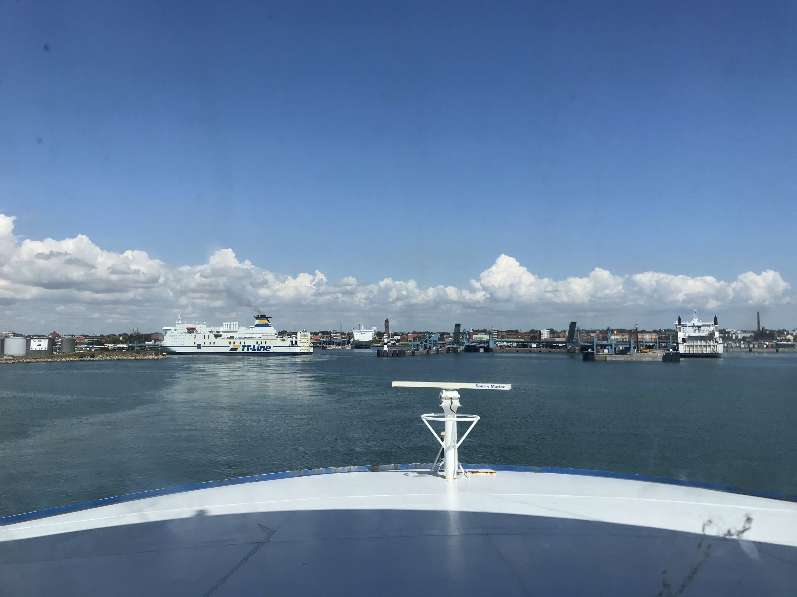 Überfahrt und Start in Schweden